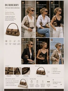 Burberry Vintage Shoulder Bag